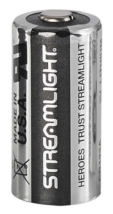 Streamlight 85180 CR123A 3V Lithium Batteries 6-Pack - Silver/Black