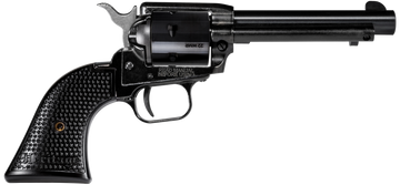 Heritage Mfg Rough Rider 22 LR/22 WMR 4.75" 6-Shot SAO Revolver - Black Cerakote