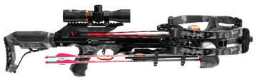 Barnett Outdoors Hyper Raptor BCX Crossbow 425 FPS 214 lb Draw w/ 2-7x36mm Illuminated Scope