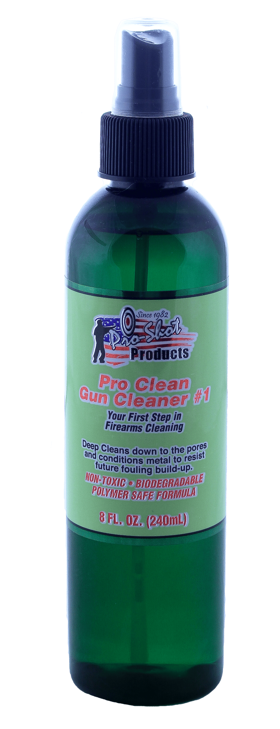 Pro-Shot Pro-Cleaner #1 8 oz. Spray Bottle - Firearm Cleaning Solvent