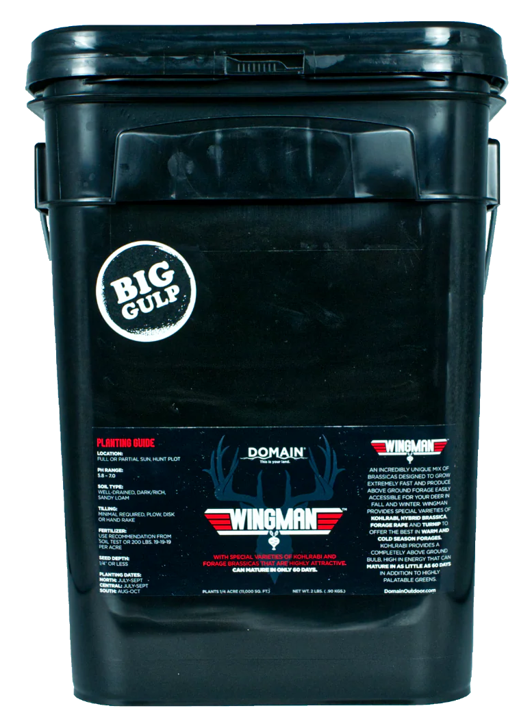 Domain Outdoor Wingman Food Plot Seed 2 lbs 1/4 Acre Brassica Deer Mix