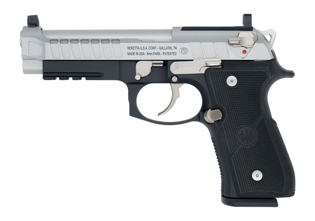 Langdon Tactical Tech Beretta 92 Elite LTT 9mm Luger 4.70" 18+1 DA/SA Semi-Auto Pistol - Black Cerakote