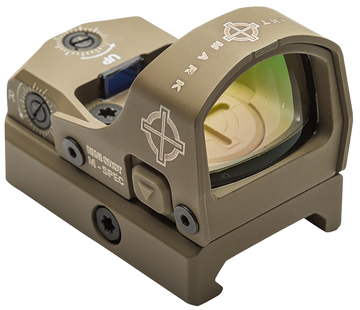 Sightmark Mini Shot M-Spec FMS 1x 21x15mm 3 MOA Red Dot Reflex Sight - Flat Dark Earth