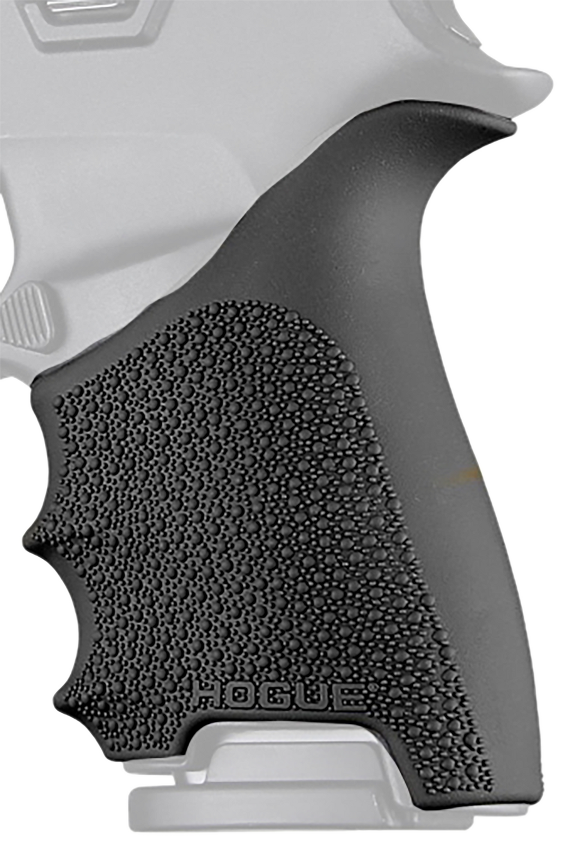 Hogue HandAll Beavertail Grip Sleeve Black Rubber - Sig Sauer P320 Compact