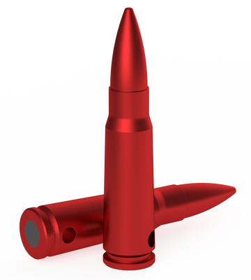 Birchwood Casey Duracap Training Rounds 7.62x39 4-Pack Aluminum Dummy Rounds