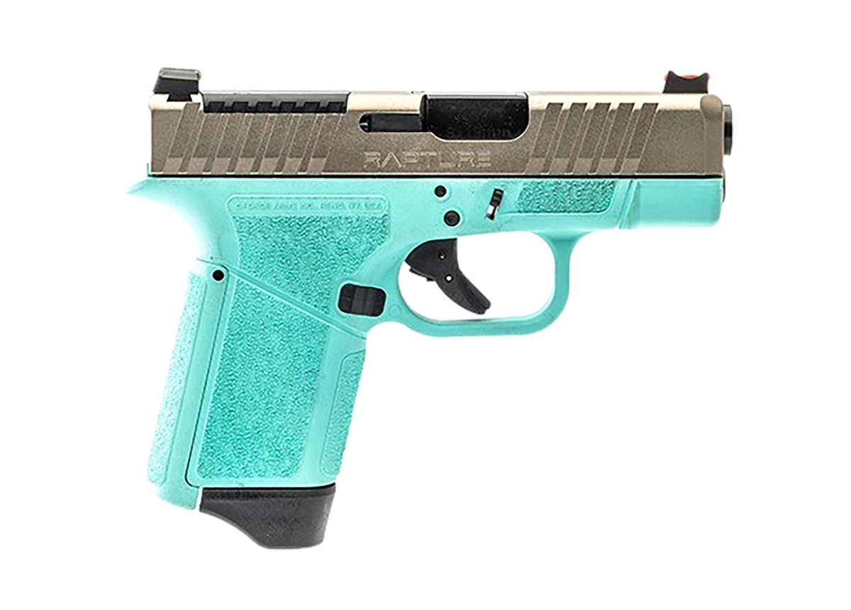 GForce Arms Rapture GF9 9mm Luger 3.25" 12+1 Semi-Auto Pistol - Robin Egg Blue Cerakote