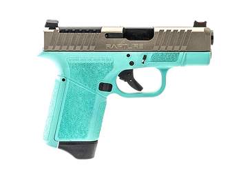 GForce Arms Rapture GF9 9mm Luger 3.25" 12+1 Semi-Auto Pistol - Robin Egg Blue Cerakote