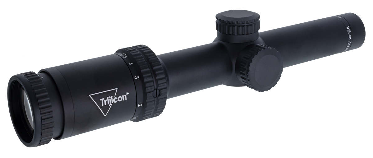 Trijicon Ascent 1-6x24mm 30mm Tube BDC Target Holds Riflescope - Matte Black