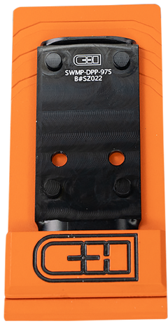 C&H Precision SWMPDPP/EFLX975 Core S&W M2.0 C.O.R.E. Optic Adapter Plate - Leupold DPP or EOTECH EFLX Footprint - Black