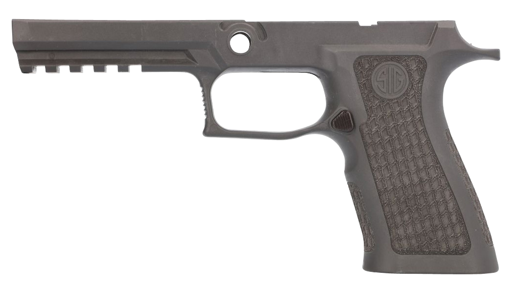 Sig Sauer P320 X-Series Laser Stippled Tungsten Gray Polymer Grip Module