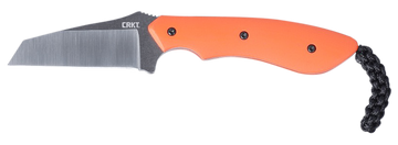 Columbia River CRKT 2399 S.P.I.T. 2.29" Fixed Plain Satin Stonewashed 8Cr13MoV Orange G10