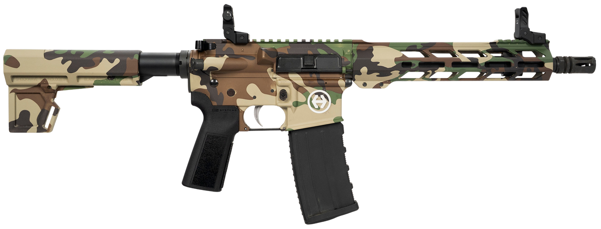 Hi-Point HP15P 5.56 NATO 10.5" 30+1 Semi-Auto Pistol - M81 Woodland Camo