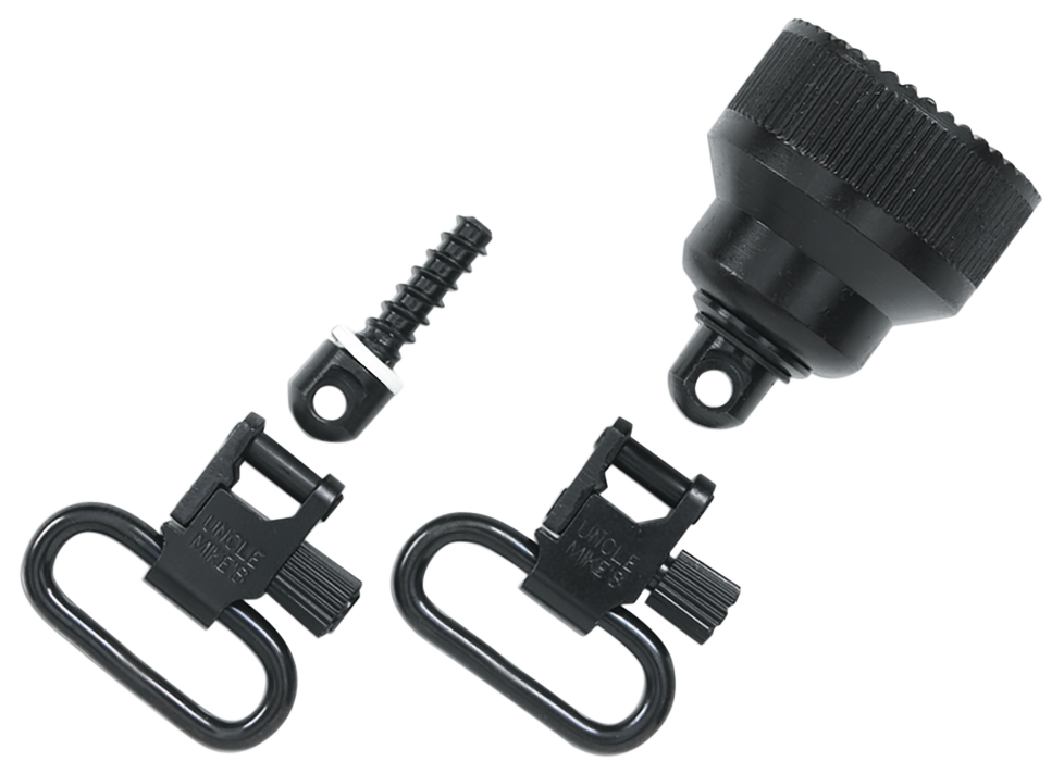 Uncle Mike's 18015 Mag Cap Swivel Set 1" Quick Detach Blued Steel 20 Gauge Remington 870 & 870 Youth