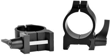 Warne 200LM Maxima 1" Low Quick Detach Vertical Scope Rings - Matte Black