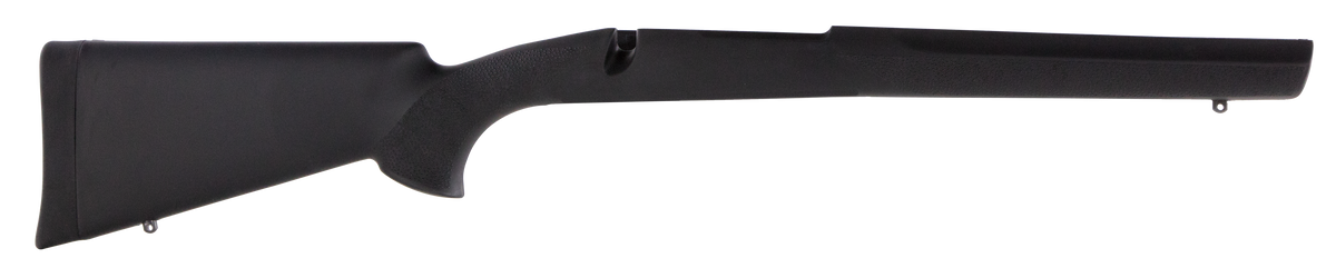 Hogue OverMolded 07001 Rifle Stock - Winchester 70 Long Action Sporter - Black Synthetic w/ Aluminum Pillar Bedding