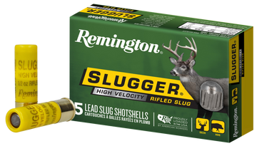 Remington Ammunition Slugger High Velocity 20 Gauge 2.75" 1/2 oz Rifled Slug 5 Rd - Box or Case