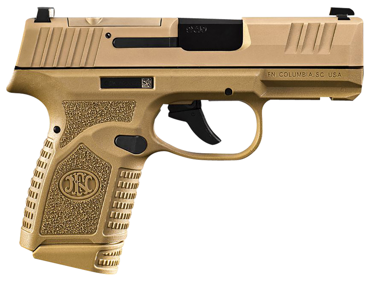 FN Reflex MRD 9mm Luger 3.3" 10+1 NMS FDE Semi-Auto Pistol