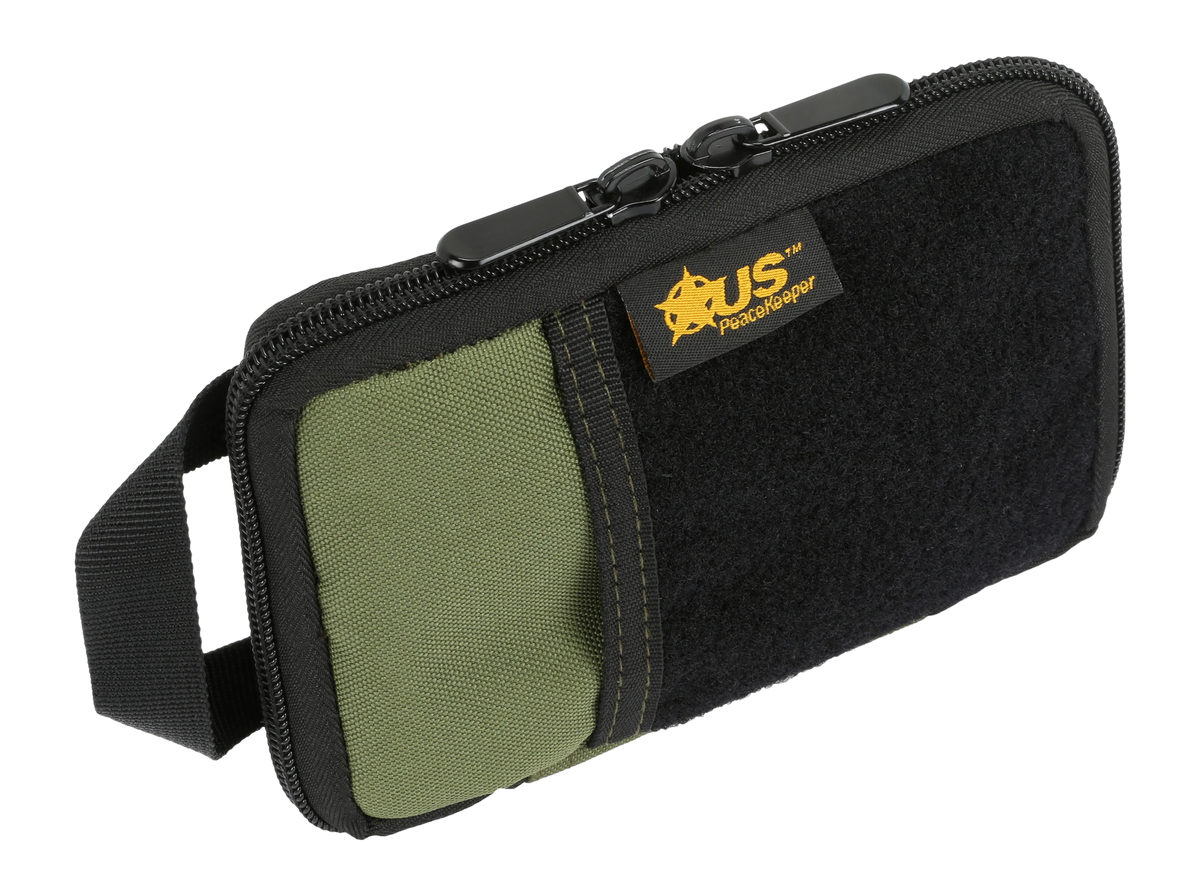 US PeaceKeeper P22046 EDC Pocket Organizer Pouch 4" x 6" OD Green 1000D Nylon