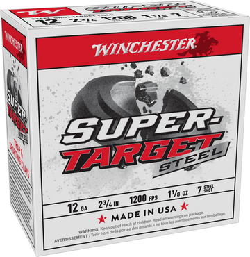 Winchester Ammo Super-Target 12 Gauge 2.75" 1-1/8 oz 7 Shot 25 Rd - Box or Case
