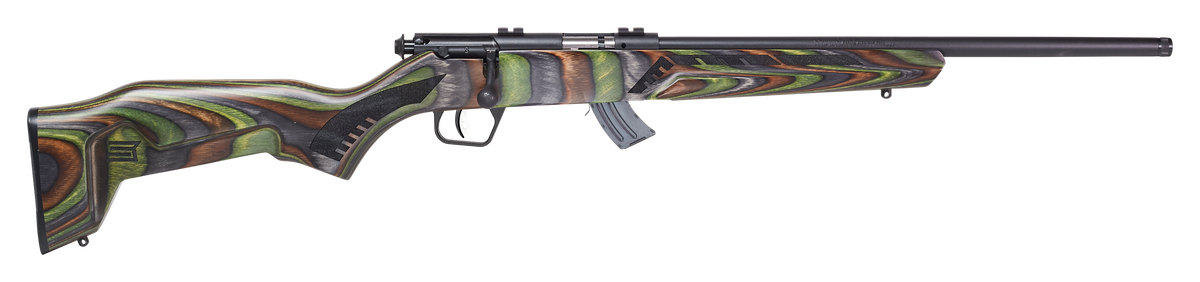 Savage Mark II Minimalist 22 LR 18" 10+1 Bolt Action Rifle - Green Laminate