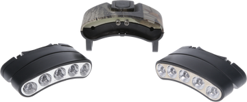 Cyclops Orion Tilt 30 Lumen Green/White LED Camo Clip-On Cap Light