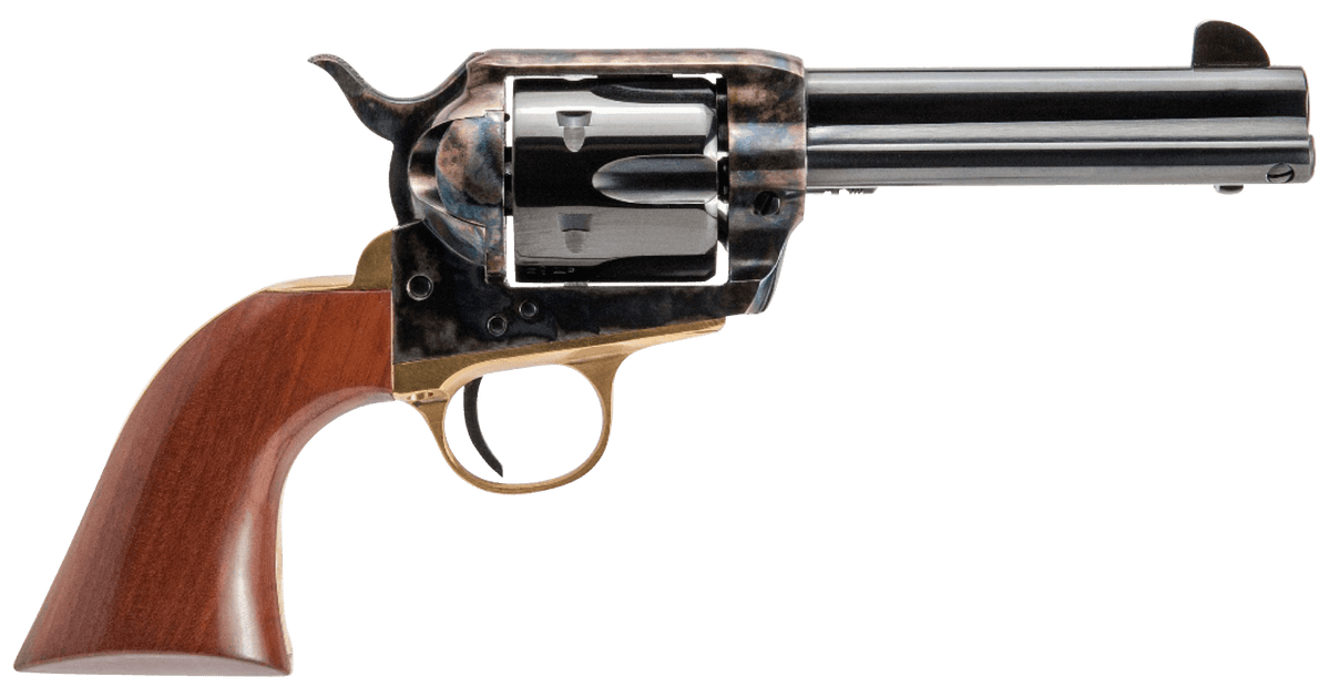 Cimarron Pistolero 9mm Luger 4.75" 6-Shot SAO Revolver