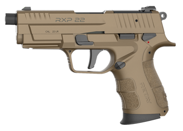 Retay USA RXP 22 LR 4" 13+1 Semi-Auto Pistol - Flat Dark Earth Cerakote - Threaded Barrel - Optic Ready