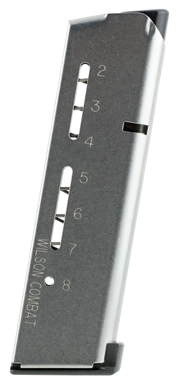 Wilson Combat 500C ETM 45 ACP 8rd 1911 Elite Tactical Detachable Magazine - Lo-Profile Steel Base Pad