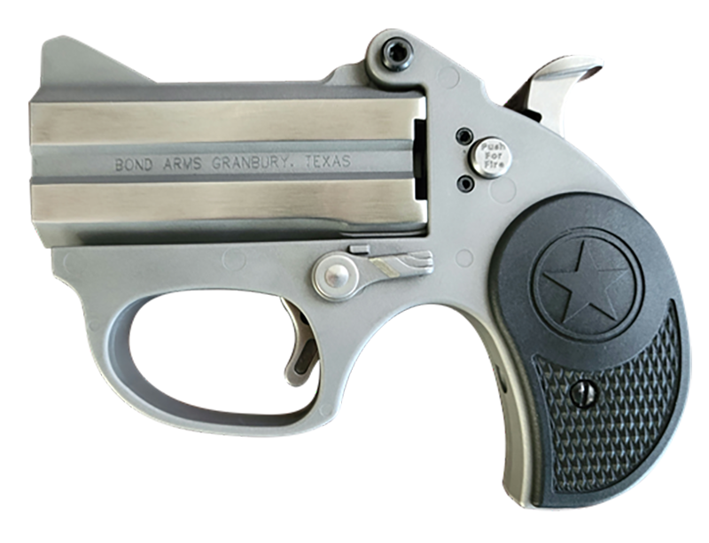 Bond Arms Stinger RS 380 ACP 3" 2rd Break-Action Pistol - Matte Stainless Barrel/Black Anodized Aluminum Frame