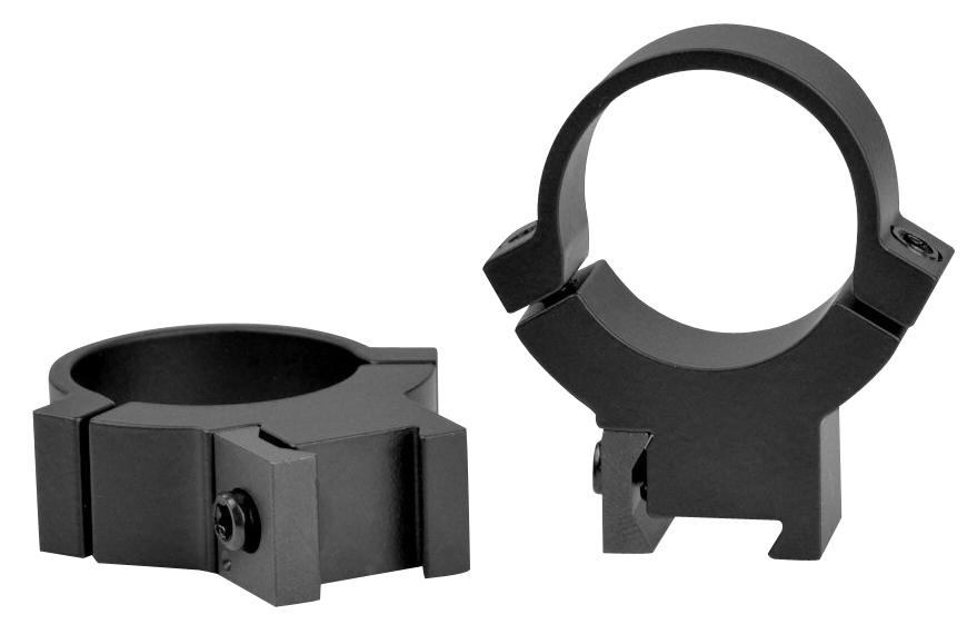 Warne 722M Rimfire 1" High 70/30 Horizontal Split Scope Rings - Matte Black