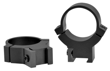 Warne 722M Rimfire 1" High 70/30 Horizontal Split Scope Rings - Matte Black