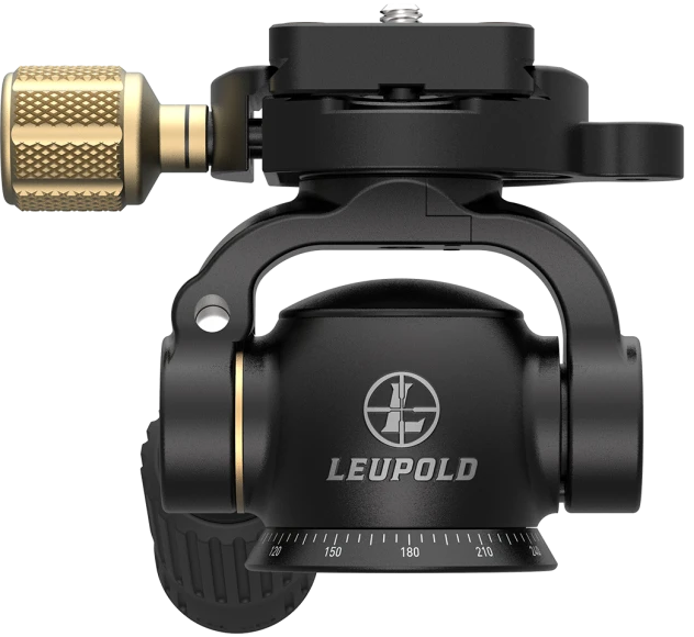 Leupold Tripod Pan Head Black 6061-T6 Aluminum 3/8" Thread Port/Arca-Swiss