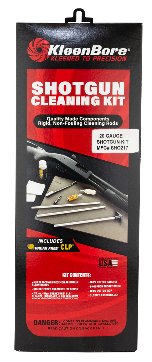 Kleen-Bore SHO217 Classic Cleaning Kit 20 Gauge Shotgun