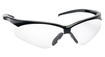 Walkers Game Ear Crosshair Sport Glasses Polycarbonate Clear Lens Black Frame