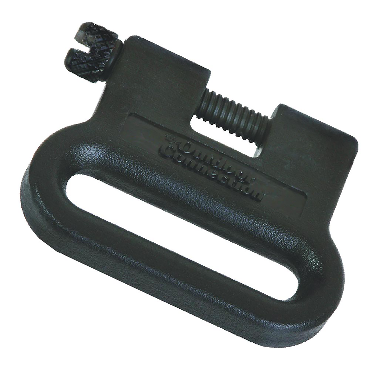 Outdoor Connection Brute Swivel Set 1" Black Synthetic