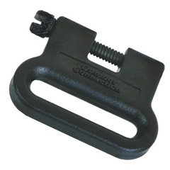 Outdoor Connection Brute Swivel Set 1" Black Synthetic