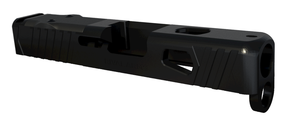 Rival Arms Precision Slide A1 Glock 26 Gen3-4 Docter Cut Black QPQ 17-4 Stainless