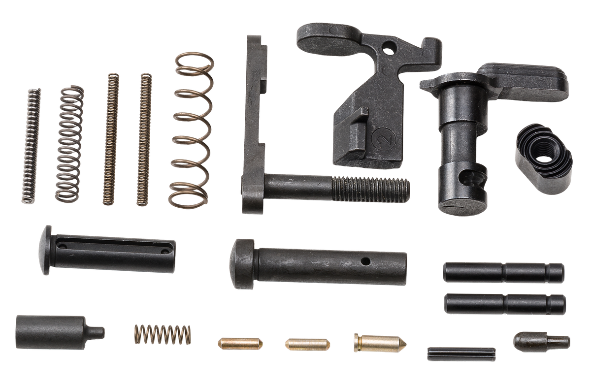 Rise Armament 12003 AR-15 Lower Parts Kit - No Fire Control Group - Black