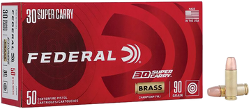 Federal Champion 30 Super Carry 90gr FMJ 50 Rd - Box or Case