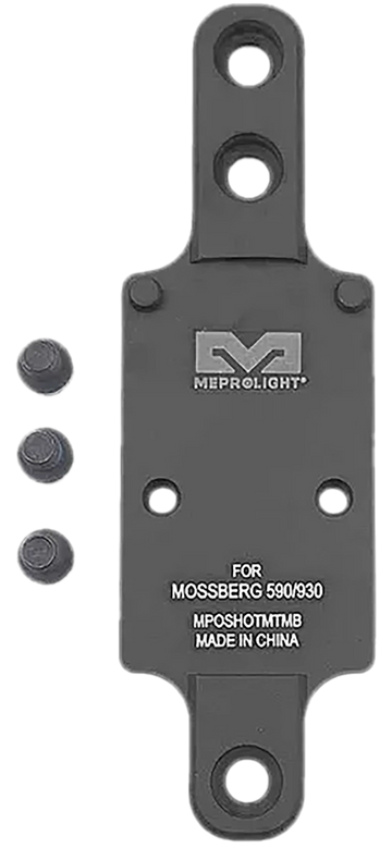 Meprolight USA 901141042 Optics Plate Mossberg 590/930 Matte Black Aluminum RMR Footprint