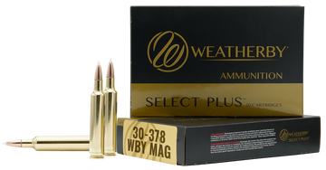 Weatherby Select Plus 30-378 WBY Mag 220gr Hornady ELD-X 20rd - Box or Case