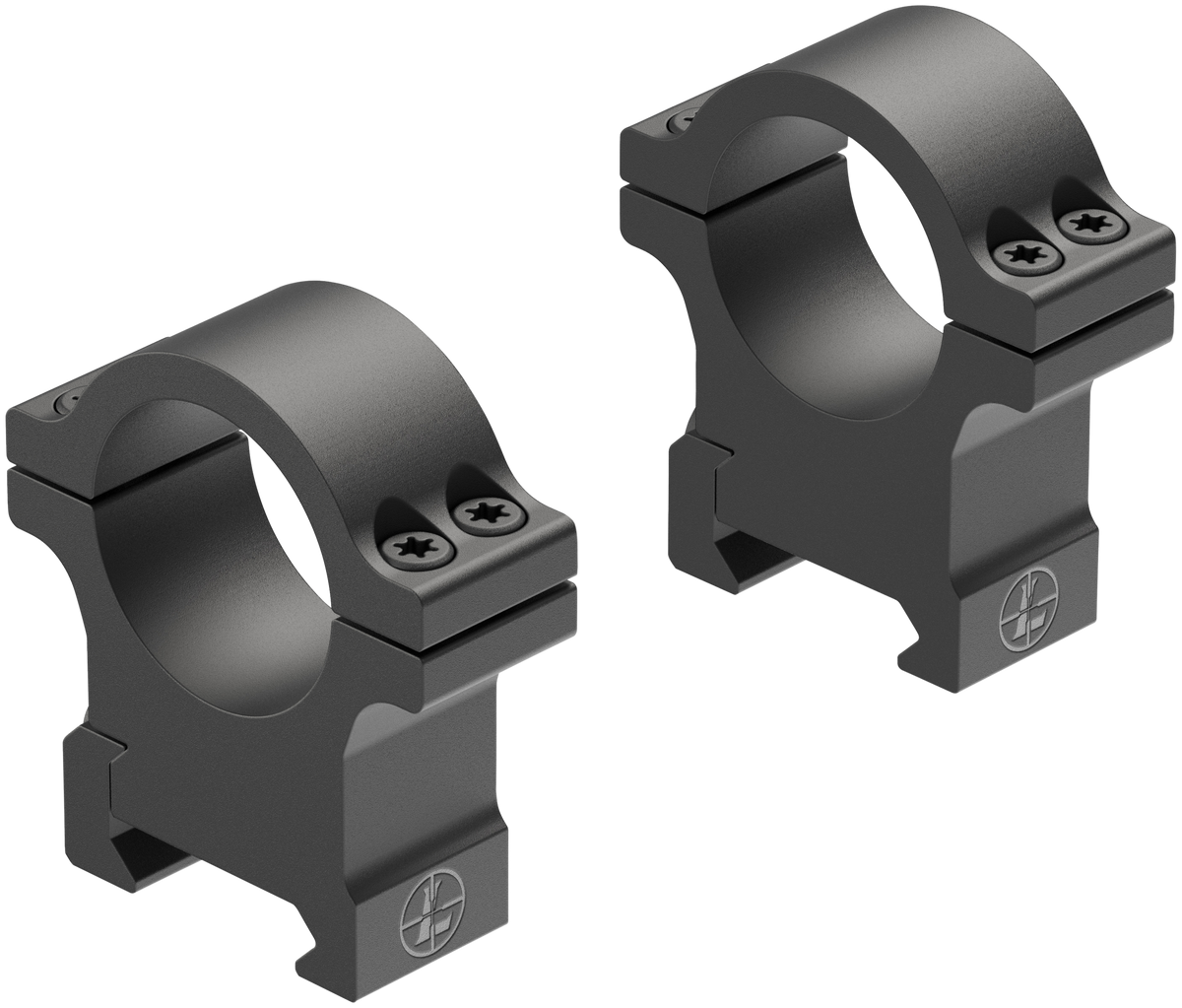 Leupold Open Range Cross-Slot 1in High Matte Black Scope Rings