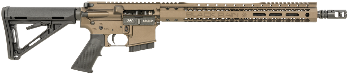 Black Rain Ordnance Carnivore 350 Legend 16" 20+1 Semi-Auto Rifle - Midnight Bronze Cerakote