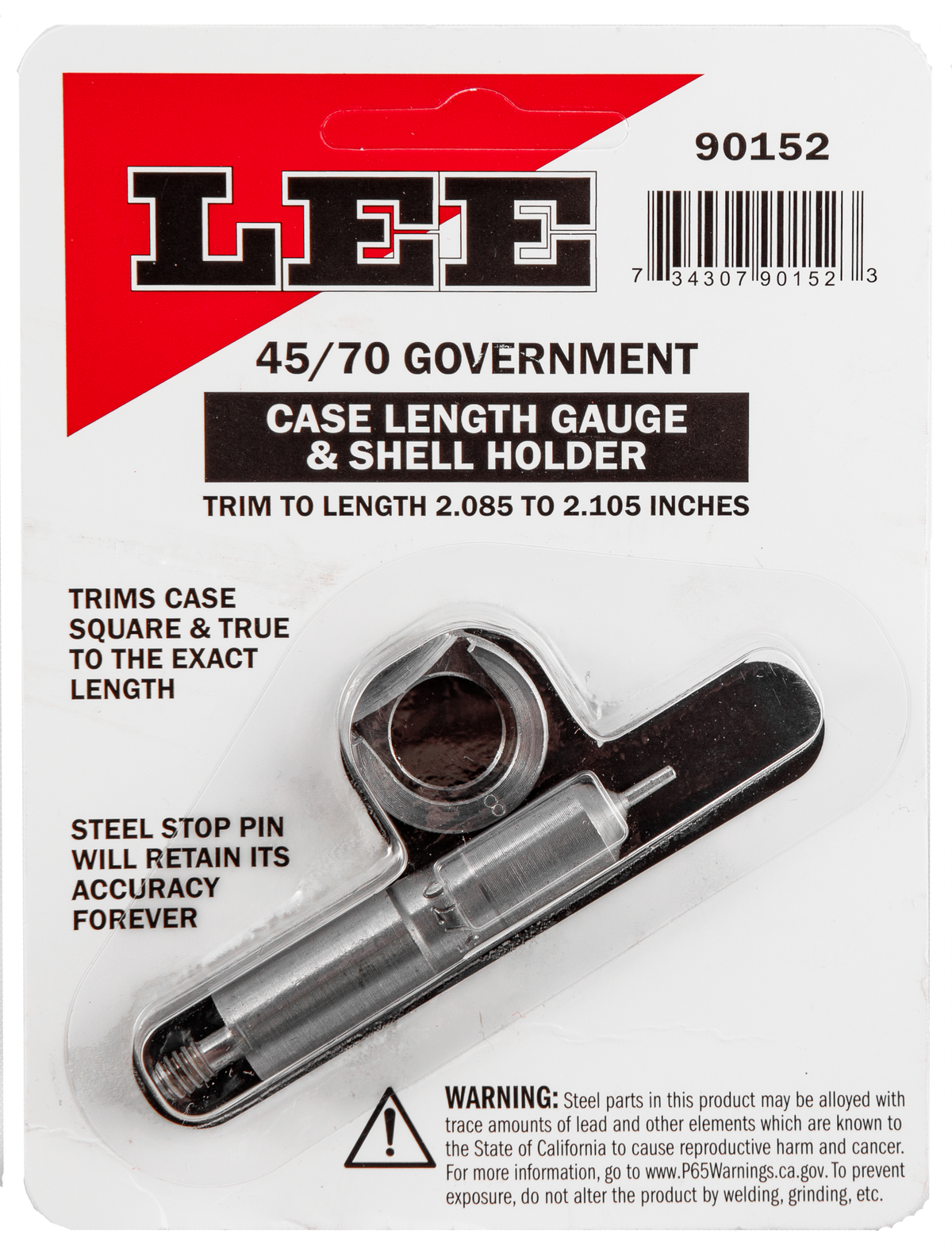 Lee 90152 Case Length Gauge 45-70 Gov