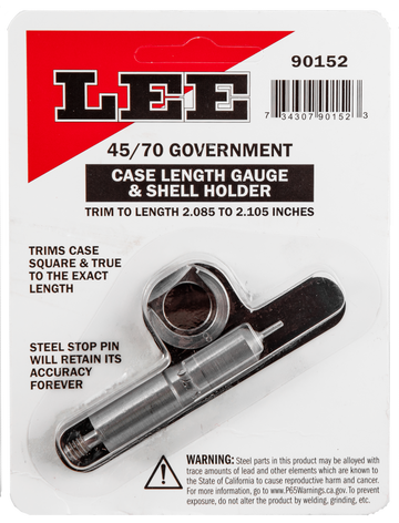 Lee 90152 Case Length Gauge 45-70 Gov