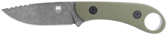 CobraTec Knives Skinner Gen II 3.50" Fixed Plain D2 Steel OD Green G10 Handle