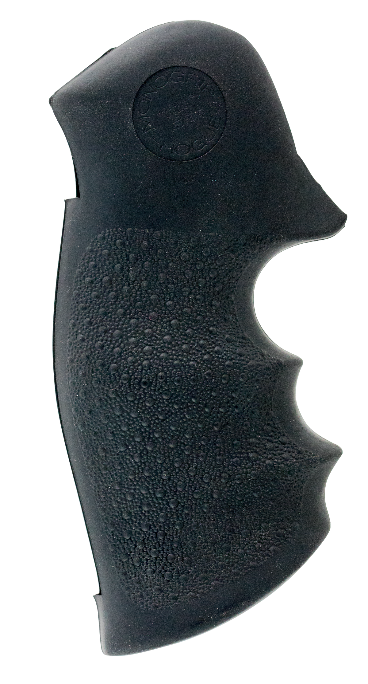 Hogue 10000 Monogrip Black Rubber Finger Grooves Grip - S&W K/L Frame Square Butt
