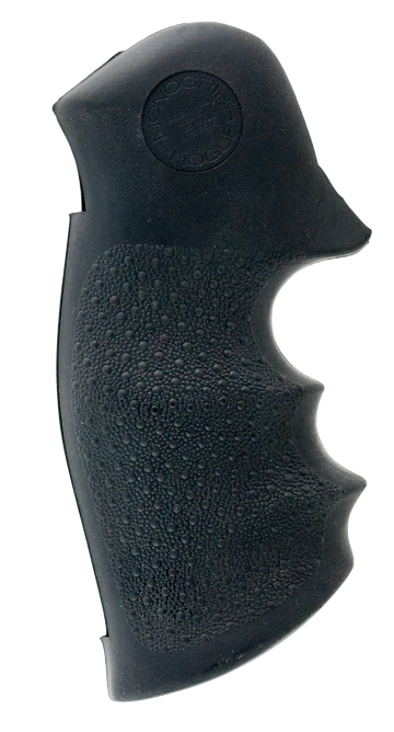 Hogue 10000 Monogrip Black Rubber Finger Grooves Grip - S&W K/L Frame Square Butt