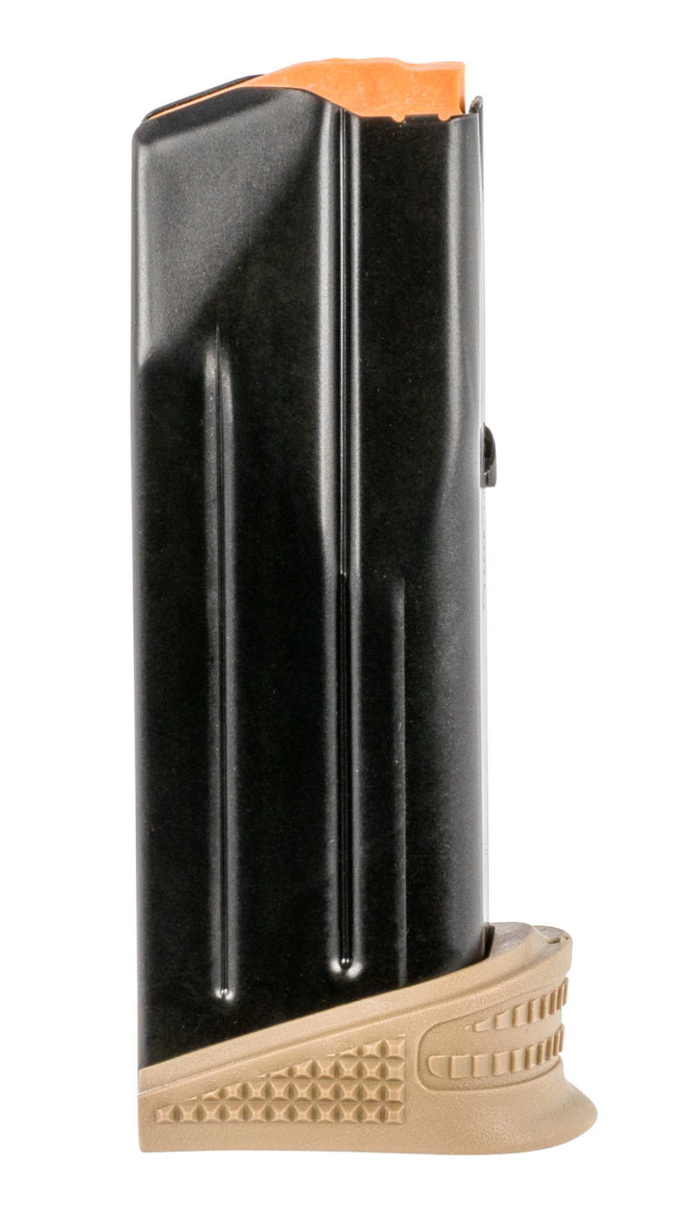FN 509 Compact 12rd Extended Floorplate 9mm Luger Magazine - Black/FDE