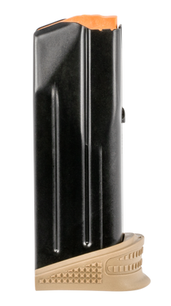 FN 509 Compact 12rd Extended Floorplate 9mm Luger Magazine - Black/FDE